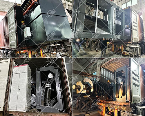 315 Scrap Steel Crusher Delivery Site